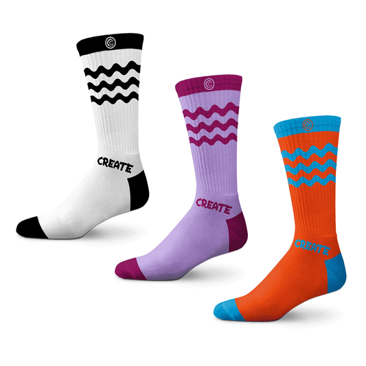 Wobble Socks 3 Pack - CREATE